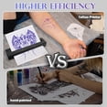 thumbnail image 3 of Sacnahe Wireless Tattoo Stencil Printer, Portable Bluetooth Thermal Tattoo Printer with App Custom-Size&acirc;&curren; A4, Print Realistic, 3 of 8
