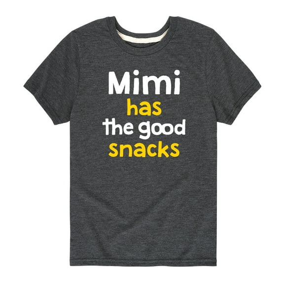 Instant Message - Mimi Has The Good Snacks - Toddler And Youth Short Sleeve Graphic T-Shirt