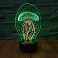 thumbnail image 5 of LINLIN 3D Night Light, 3D USB 3D Illusion Light Desk Lamp Touch Night Light with 7 Color Optical Illusion Desk Lights for Musical Instrument Shop Home Party Supply Decoration, 5 of 7