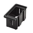 thumbnail image 1 of WhiteCap Industries Multi Purpose Switch Mounting Panel S-8051AC Right or Left End Mounted Rocker Switch; Black; Bakelite, 1 of 2