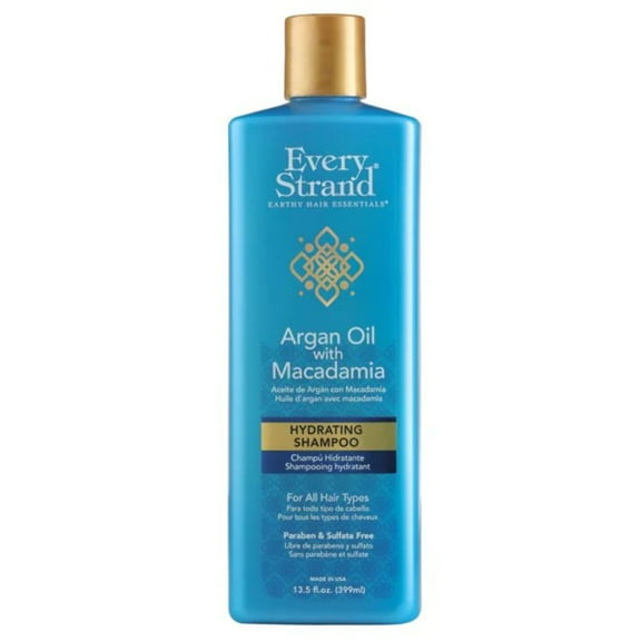 Every Strand Argan Oil with Macadamia Hydrating Shampoo, 13.5 fl oz