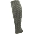 thumbnail image 4 of Leg Warmers for Women, 6 Pairs Knee High Cable Knit Warm Thermal Acrylic Winter Sleeve (Pack C), 4 of 4