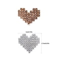 thumbnail image 5 of Lerpwige Rhinestoned Heart Brooch Elegant Alloy Badge Pin Jewelry For Parties Gifts, 5 of 8