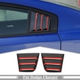 thumbnail image 3 of Red ABS Carbon Fiber Side Vent Window Cover for Dodge for Charger 2011-23-, 3 of 4