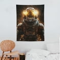 thumbnail image 3 of ONETECH  Blacklight Astronaut Tapestry, Galaxy Tapestry Wall Hanging, Trippy Neon Tapestries Glow in The Dark Wall Art for Bedroom Living Room, 3 of 7