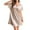 Beige, variant on Ujnder Women's Nightgown Ice Silk Thin Home Service Long Sleep Dress for Ladies Casual Sleepwear Black One Size