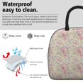 thumbnail image 3 of Womens Pioneer Flower Floral Print Pattern Lunch Box for Work,Insulated Lunch Bag for Women,Loncheras Para Mujer,Leakproof Adult Lunch Bag for Work,Beach,Travel,Picnic,Camping, 3 of 6