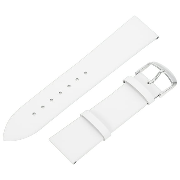 MLINS Universal Leather Strap Wearable Accessories Straps Watch Band White