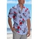 thumbnail image 2 of Camisa hawaiana informal con estampado floral para hombre, camisas de verano para hombre, camisa holgada de manga corta, camisetas para hombre, camisas de vacaciones de lujo, 2 of 5
