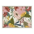 thumbnail image 3 of Kate and Laurel Sylvie Softly Framed Canvas Wall Art by Mia Charro, 18x24 White, Modern Fun Abstract Colorful Botanical Flower Art for Wall, 3 of 7
