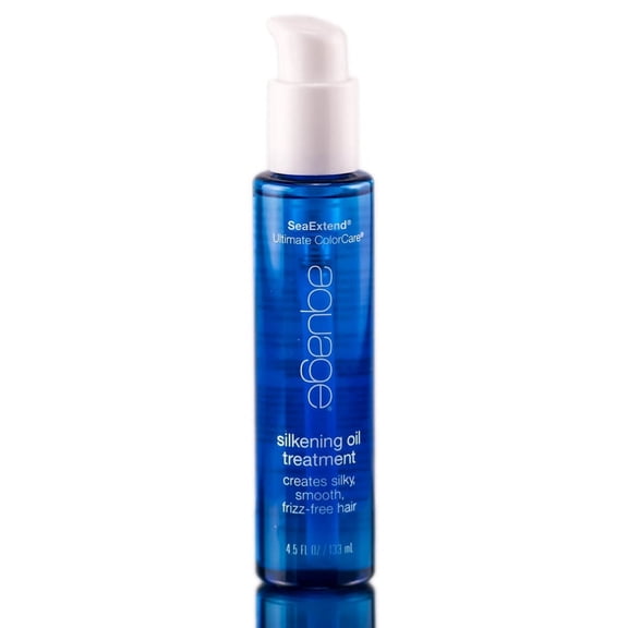 4.5 oz , Aquage SeaExtend Silkening Oil Treatment Hair Scalp - Pack of 2 w/ Sleek Teasing Comb