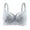 Grey, variant on Women's Push Up Lace Bras Underwire Adjustable with Wide Strap Shaping Support Bras Green 34