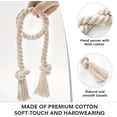 thumbnail image 3 of Dalrosia Curtain Tiebacks Cotton Rope for Curtain Drapes for Home Outdoor Decor, Decorative Elegant Curtain Holdbacks, 3 of 7