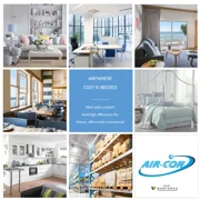 Air-Con 12000 BTU Mini Split Air Conditioner Heat Pump Ductless 16 Seer 220v