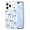 Baby Blue, variant on Magnetic for i-Phone 17 Pro Max Case, Bow Case Compatible with MagSafe, Wireless Slim Clear Ribbon Aesthetic Phone Cover Anti-Yellowing Shockproof Protective Cover for Women Girl - Baby Blue