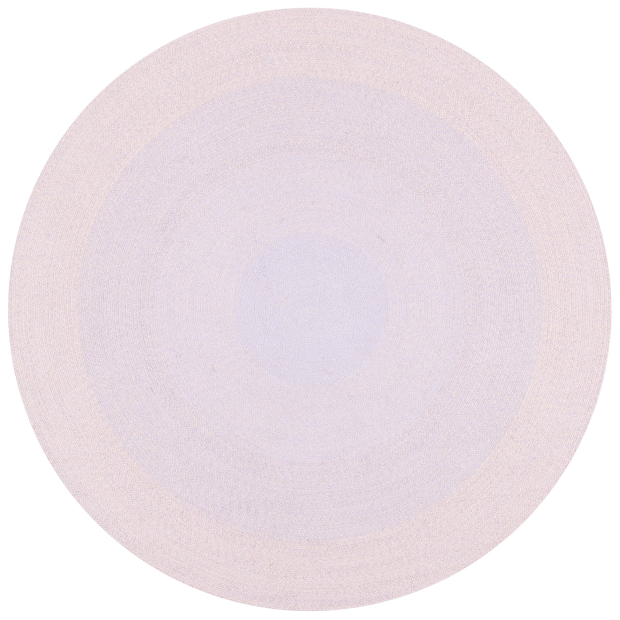 SAFAVIEH Cape Cod Richmal Geometric Cotton Area Rug, Blue/Pink, 6' x 6' Round