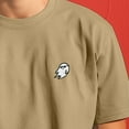 thumbnail image 5 of Dalix Ghost Mode Heavy Cotton Short Sleeve Summer Tee Mens in Khaki 3XL XXX-Large, 5 of 5