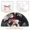 thumbnail image 4 of Sikiie Pirate Bulldog On Deck 30-48 inches {designName} Print Christmas Tree Skirt Snowman Xmas Tree Skirt with Edge Christmas Decorations for Holiday Party-36", 4 of 7