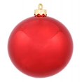 thumbnail image 1 of Vickerman Vickerman 8" Red Shiny Ball Christmas Ornament, 1 of 3