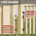 thumbnail image 2 of 18inch Cane Bolt Heavy Duty Gate Drop Rod, Cane Bolts for Wood Fences, 2 of 7