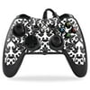 MightySkins PREXBONCO-Black Damask Skin for PowerA Pro Ex XBox One Controller Case Wrap Cover Sticker - Black Damask
