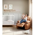 thumbnail image 6 of Garvee Oversized Recliner Chair with Heat & Massage – 360° Swivel Lazy Sofa for Adults – Manual Recliner with Cup Holder for Living Rooms, Bedrooms, and Nurseries – Coffee, 6 of 8