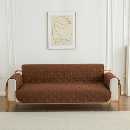 

PORK Double-sided Brushed Sofa Cover Dog Sofa Cover Quilted Sofa Seat Cover Furniture Protector For Bedroom Living Room Office Home Decor Washable Couch Cover For Dog