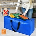 thumbnail image 4 of Bolsas de almacenamiento Happy Cheers Heavy Duty XL, azules, 4 paquetes, 4 of 7