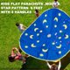 thumbnail image 5 of 1.8M Outdoor Children Sports Rainbow Umbrella Kids Jump Sack Play Ballute Parachute, 5 of 5