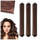 thumbnail image 1 of Rizadores de pelo sin calor, de terciopelo, con gancho elástico para ondas sin calor durante la noche., 1 of 5