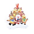 thumbnail image 1 of Toystoory Decoración colgante de Navidad para Hotel en casa, fiesta, banquete, árbol de Navidad portátil, ventana, colgante de resina alegre para Kits de decoración para fiestas 5 cabezas Toystoory HA069810-04B, 1 of 6