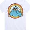 thumbnail image 3 of Sesame Street - Retro Cookie Monster - Toddler and Youth Short Sleeve Graphic T-Shirt, 3 of 5