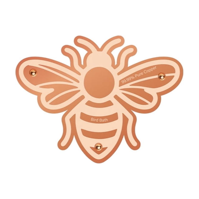Copper Bird Bath Cleaner Disc, Durable Copper Material, Easy to Use, Chemical-Free, Suitable for All Bird Baths, Long-Lasting Water Treatment Accessory