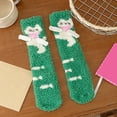 thumbnail image 2 of Winter Thermal Kids Socks Cozy Mid Calf Crew For Indoor Home Floor Sleep Warmth, 2 of 4