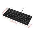 Slim USB Multimedia Wired Keyboard 78 Keys. Arabic Keyboard For Laptop