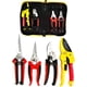 thumbnail image 1 of KOTTO - Juego de 4 Tijeras de Podar, Cortadoras de Jardín, Herramientas Manuales, Kit de Tijeras con Bolsa de Almacenamiento, 1 of 5