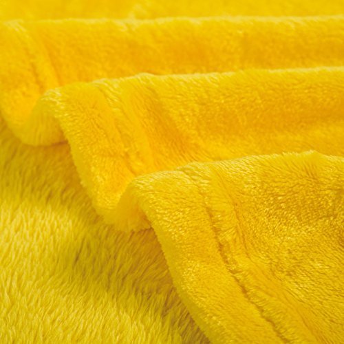 Golden linens Ultra Soft Cozy Plush Fleece Warm Solid Colors Traveling