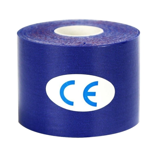 Cinta de envoltura deportiva Yuyangstore 5M elástica portátil Azul profundo