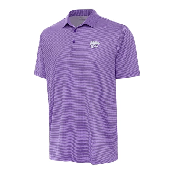 Men's Antigua Purple/White Kansas State Wildcats Rings Polo