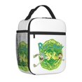 thumbnail image 2 of Bolsa de almuerzo Rick y Morty, linda bolsa de almuerzo con aislamiento, contenedor de almuerzo reutilizable, bolsa de almuerzo térmica, bolsa de mano para picnic, viajes al aire libre, 2 of 5