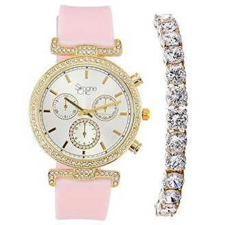 Simone Chic Fully Iced Out Diamond Watch for Women