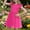 Hot Pink, variant on Fesfesfes Girls Spring and Summer Sleeveless Dress Ruffle Hem Casual Party Wear Princess Style Flowy Comfortable Kids Fashion Toddler Dress(Purple,9-10 Years)