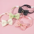 thumbnail image 4 of Xiao Hua Collar para gatos con hebilla ajustable y suave para perros pequeños o gatos (negro, talla M), 4 of 4