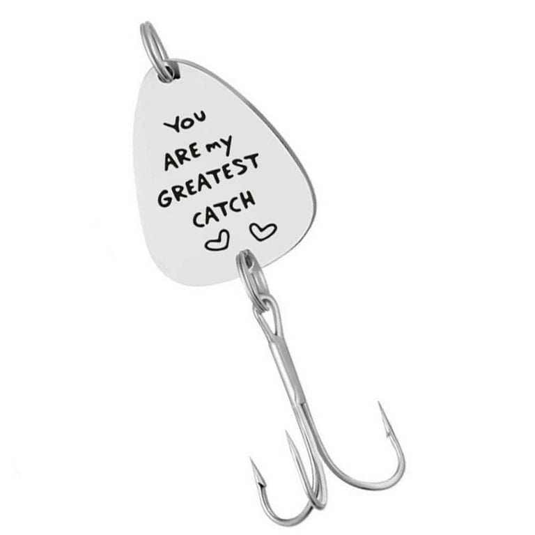 1pc Personalized Fishing Lure Hook Engraved Fishing Hook Lure