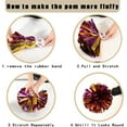 thumbnail image 4 of Blue Cheerleading Pom Poms 4 Pcs,PET Material Cheer Pom,Fluffy Cheerleader Pompoms,Cheering Squad Pompomswith Finger Holes,Cheerleading Pom Poms for Sport Game, 4 of 7