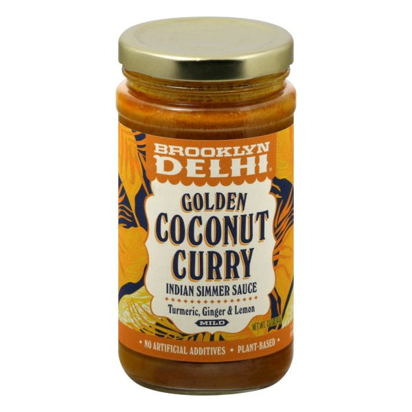 Brooklyn Delhi Golden Coconut Curry Simmer Sauce Case Of 6 12 Oz