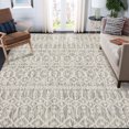 thumbnail image 6 of Yesfashion Carpets Area Rugs Washable 100% Polypropylene Turkish Outdoor Flat Weave Carpet Terrace-Morocco-Bekaa TRC3009 Grey 4'*5'3", 6 of 7