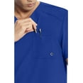 thumbnail image 4 of Infinity Cherokee V- Neck Men's Scrub Top with Rib Knit Back Panels with 3 Pockets and 360 Stretch - CK900A, 4 of 9