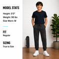 thumbnail image 6 of Lee Boys' Sweatpants - 4 Pack Basic Cozy Active Fleece Jogger Pants with Pockets (4-20), 6 of 7