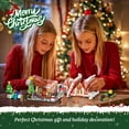thumbnail image 6 of Christmas Gingerbread House Building Block for Girls Age 8-12 with LED Lights, Pink Christmas Village House Blocks Set with Christmas Tree and Train, Perfect Xmas Holiday for Adults and Kids, 1288Pcs, 6 of 6